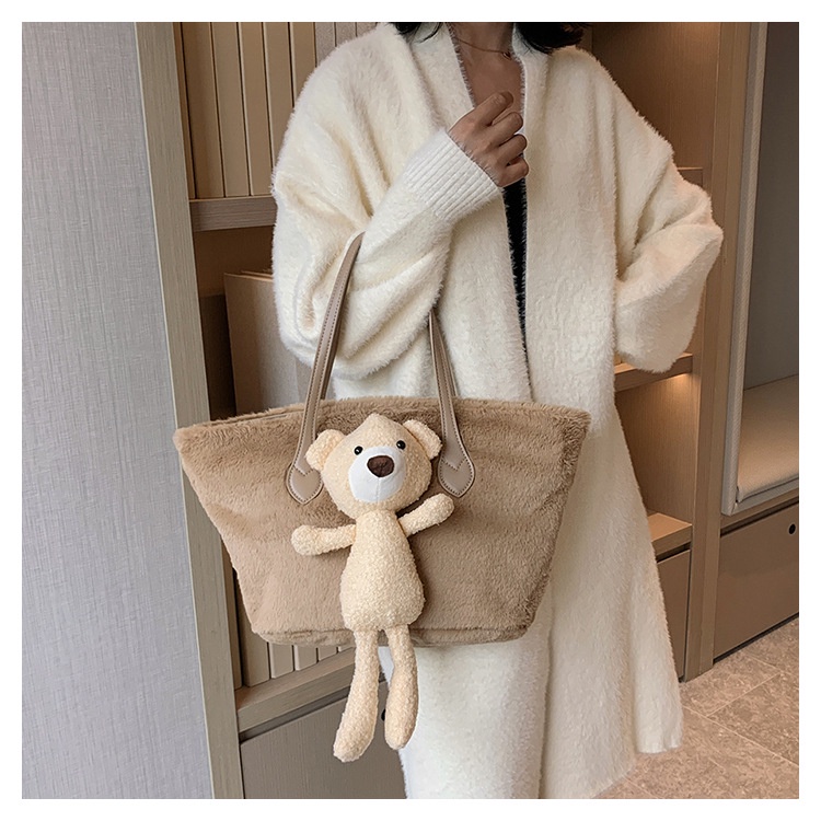 Túi Tote Đeo Vai Bằng Vải Bông Sức Chứa Lớn Mẫu 2022 Thời Trang Mùa Thu Cho Nữ