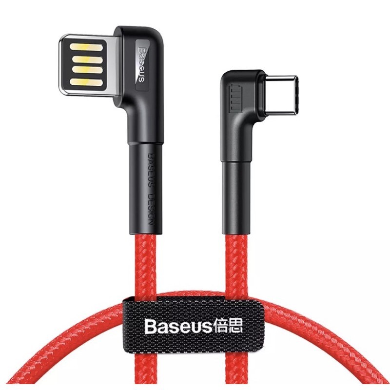 Cáp sạc nhanh Baseus 3A 0.5m bọc dù hình chữ L