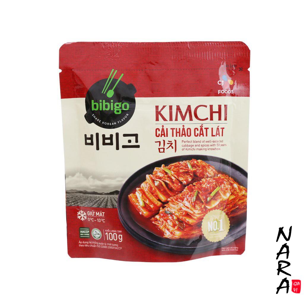 KIM CHI CẢI THẢO CẮT LÁT BIBIGO 100G