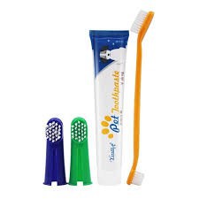 Bộ đánh răng chó mèo và bàn chải đánh răng thơm miệng cho thú cưng