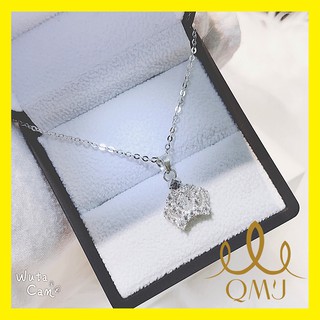 💖FREESHIP- Dây chuyền VƯƠNG MIỆN ĐÁ NẢY nạm đá siêu sangs, bạc chuẩn 925 cao cấp