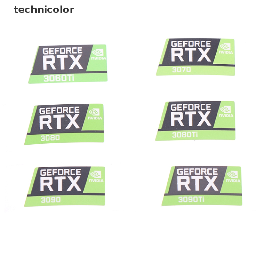 Nhãn Dán Trang Trí laptop RTX 3090TI 3080TI 3070 3060