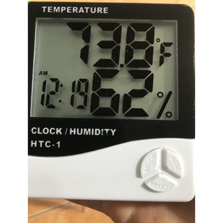 Đồng hồ đo nhiệt độ độ ẩm để bàn HTC1