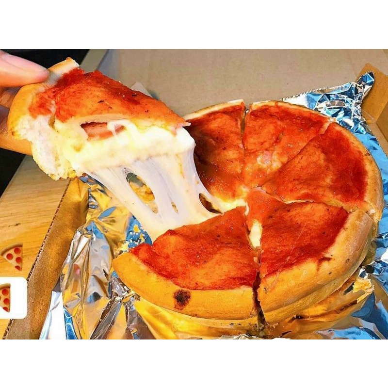 Bánh Pizza Chicago Nhân Nhồi Siêu Ngon [FREE SHIP]TỪ ĐƠN 50K, [Loại Đặc Biệt] Hàng Ngon Nhà Làm