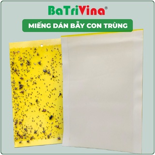Combo 10 miếng dán Bẫy Con Trùng sinh học nhập khẩu Israel Gadot Agro siêu dính bắt con trùng gây hại hiệu quả