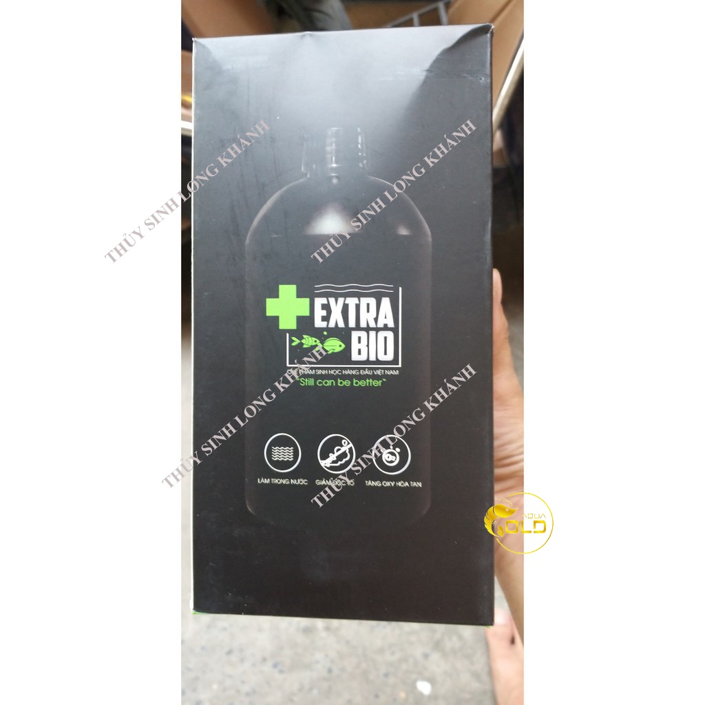Vi Sinh Làm Trong Nước Bể Cá Cảnh Extra Bio chai dung tích 250ml, 500ml và 1L - Phụ kiện THỦY SINH GIÁ RẺ AQUAGOLD