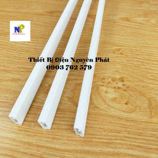 Nẹp luồn dây điện vuông 1 cây 1m7 có đủ size