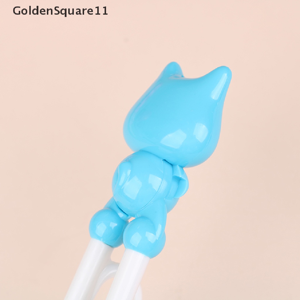 1 Đôi Đũa Nhựa Hình Hoạt Hình Cho Bé Tập Ăn GoldenSquare11