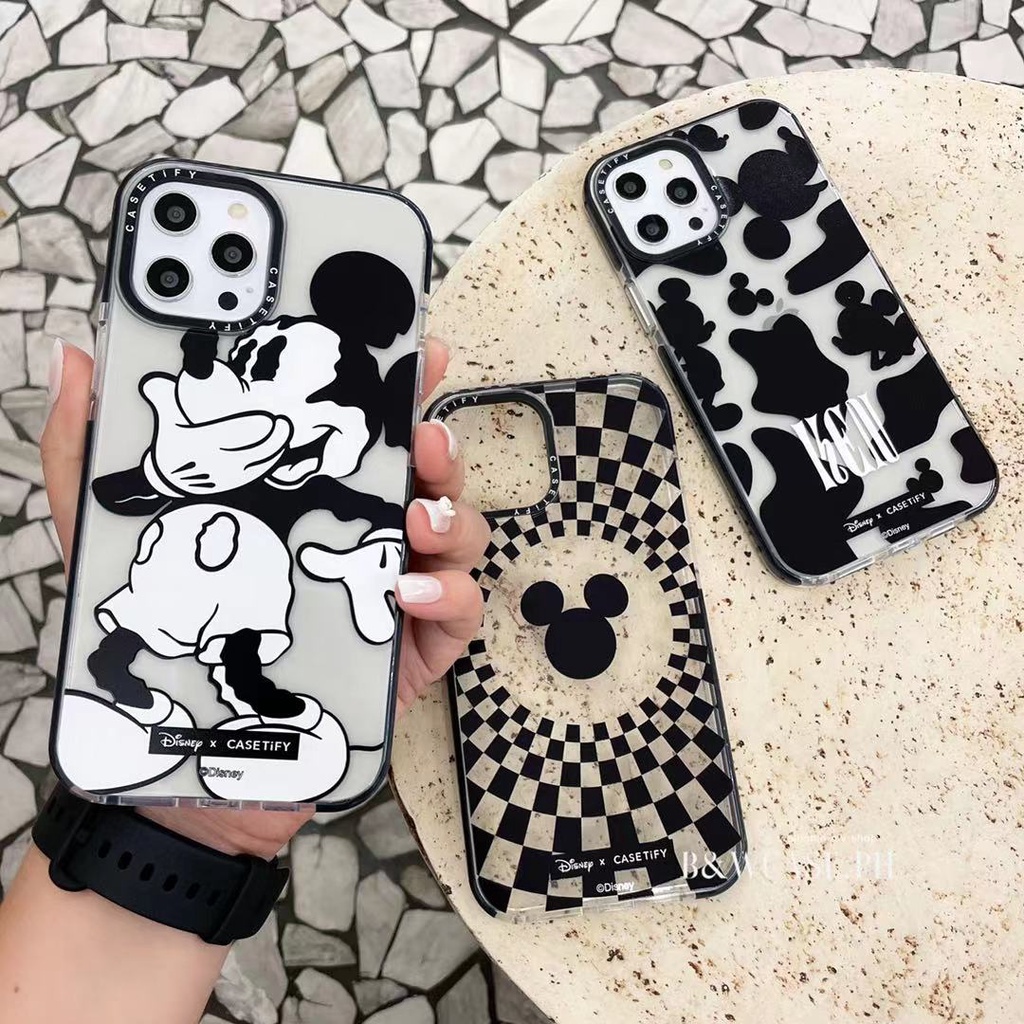 Ốp điện thoại dẻo trong suốt in hình Mickey đáng yêu cho Iphone 12 11 PMax Xr X Xs Max 6 6s 7 8 Plus