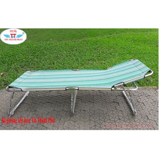 Giường xếp inox cao cấp Tín Thành Phát Chịu lực tốt, dễ di chuyển, phù hợp gia đình & văn phòng