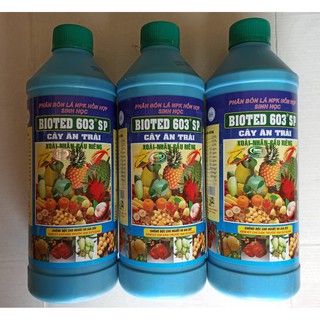 Phân bón lá Bioted 603 Supper - Chai 1 lít