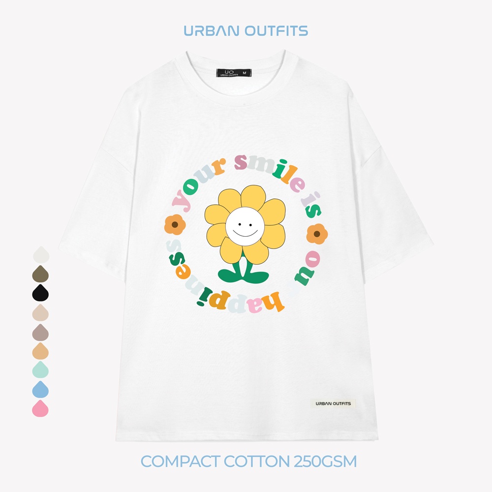 Áo Thun Tay Lỡ Form Rộng URBAN OUTFITS ATO141 Local Brand In Hình ver 2.0 Chất Vải 100% Compact Cotton 250GSM