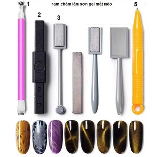 Nam châm làm sơn gel mắt mèo