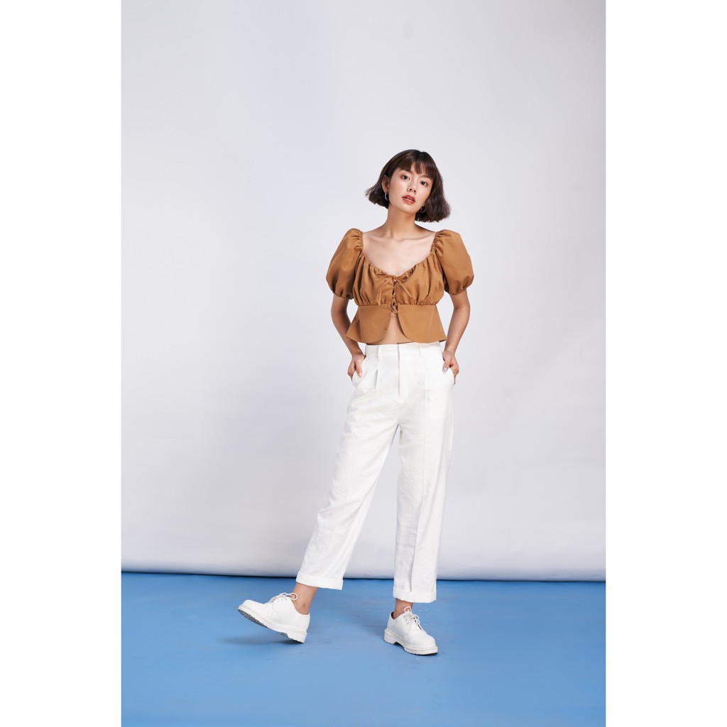 DOTTIE - Áo Kiểu Tay Phồng T0003