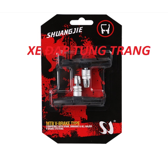 Má phanh xe đạp thể thao - bộ thắng xe đạp MTB Tuaring hộp 2 chiếc