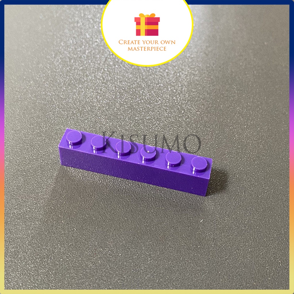 Đồ chơi giáo dục lắp ráp   logo moc combo 5 gạch 1x6 cao a13 3009