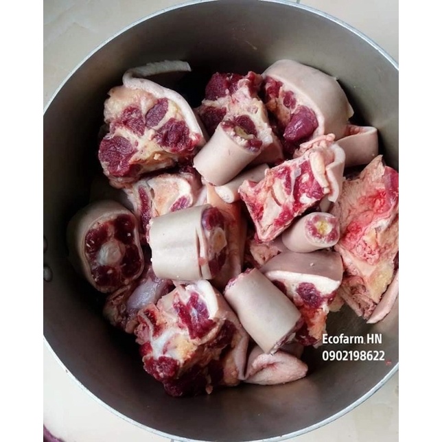 1kg đuôi bò cắt hút chân không- chỉ giao hoả tốc