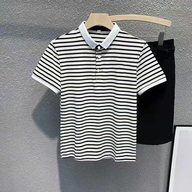 Áo Thun Polo Ngắn Tay Mau Khô Thời Trang Cho Nam