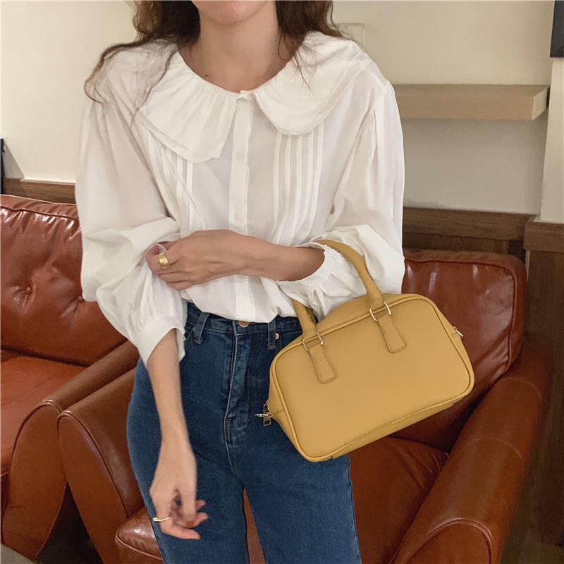 Áo Sơ Mi Nữ Tay Dài Cổ Bẻ Cài Khuy Ngọt Ngào 45913