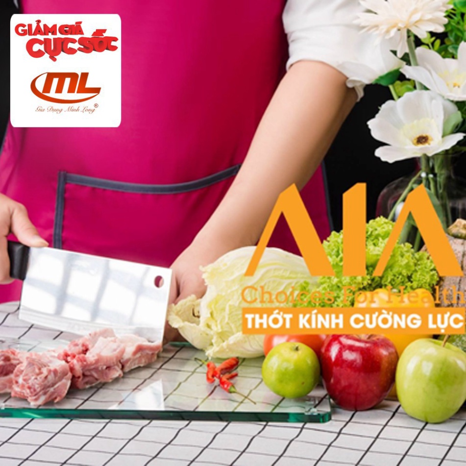 Thớt kính cường lực SALA Cao Cấp Siêu Dày chặt chém thoải mái