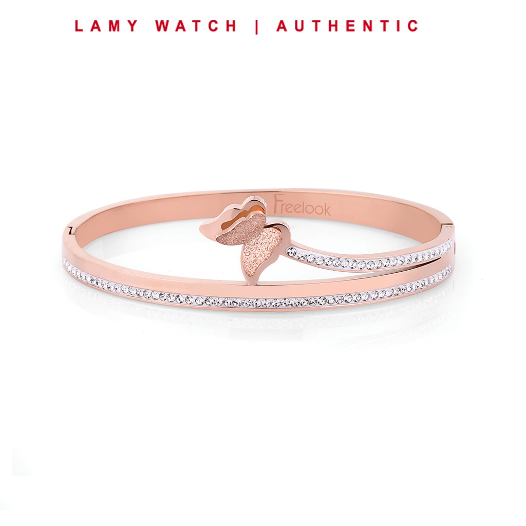 Vòng tay CDE Butterfly Bracelet Classic Cuff Rose Gold CDE20060