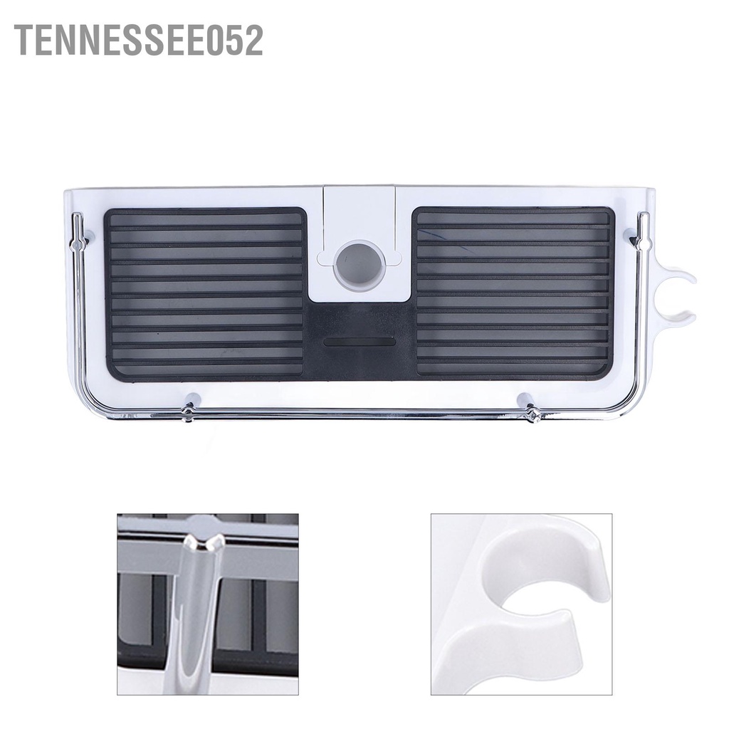 Tennessee052 Kệ phòng tắm Giá treo vòi hoa sen có thể tháo rời và giặt được Không lỗ tường để đựng xà khăn