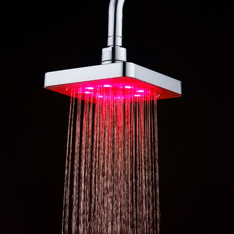 Vòi Hoa Sen Gắn Đèn Led Nhiều Màu Sắc Có Thể Điều Chỉnh Nhiệt Độ Tiện Dụng