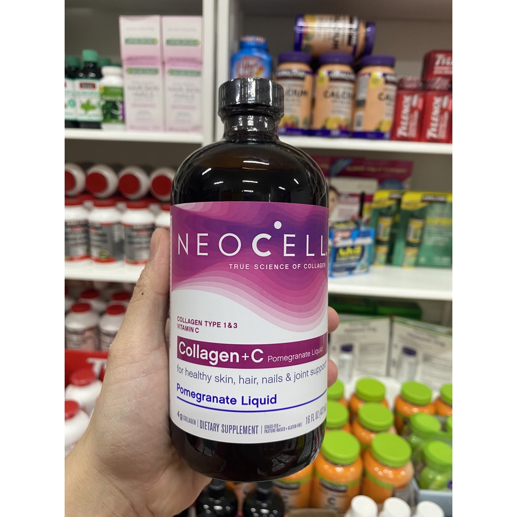 Nước uống NeoCell Collagen + C Pomegranate Liquid 473ml _ NHẬP MỸ 🗽✈️