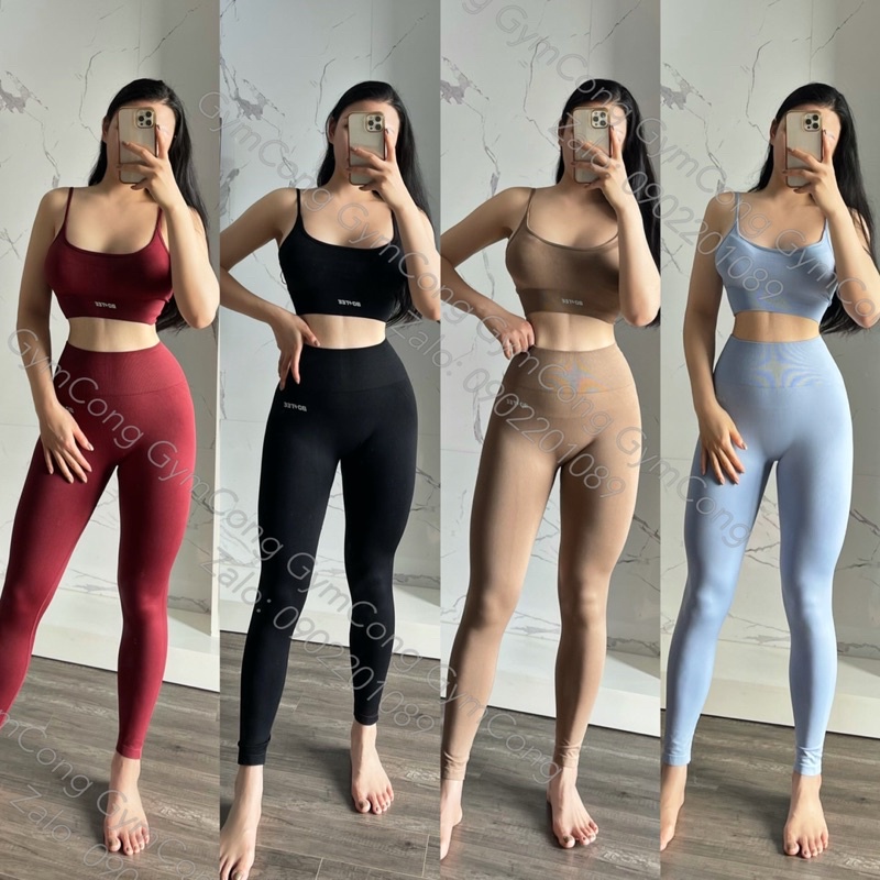 Bộ đồ tập gym nữ Botee Awaken TOMTIGER co giãn thoáng mát