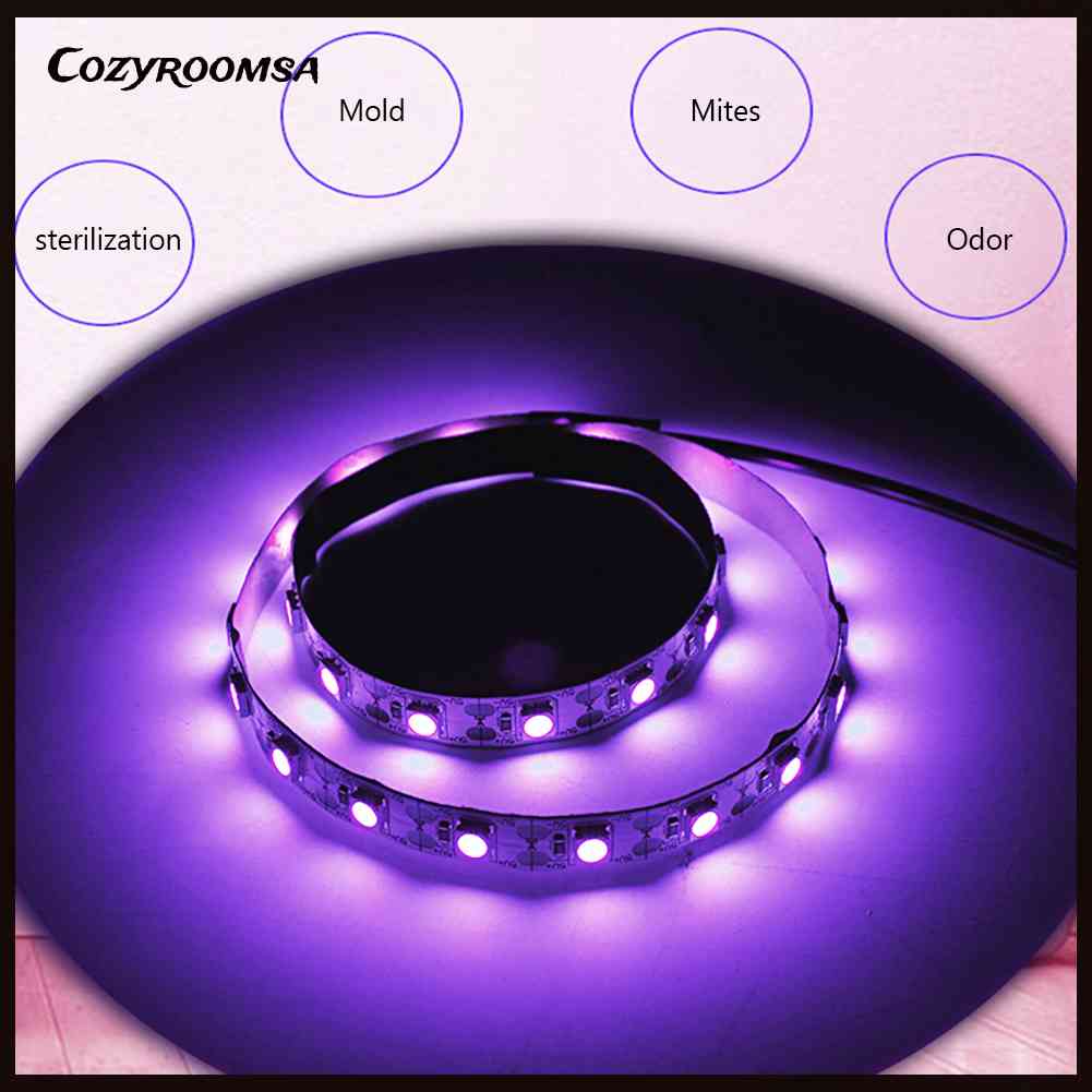 Dây Đèn LED Tia Cực Tím 50 / 100CM Cổng USB Khử Trùng Tiện Dụng