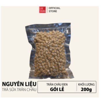 TRÂN CHÂU ĐEN Làm Trà Sữa Trân Châu Đường Đen Tự Pha Hồng Trà Đen Lục Trà Lài Thái Xanh Thái Đỏ 200g