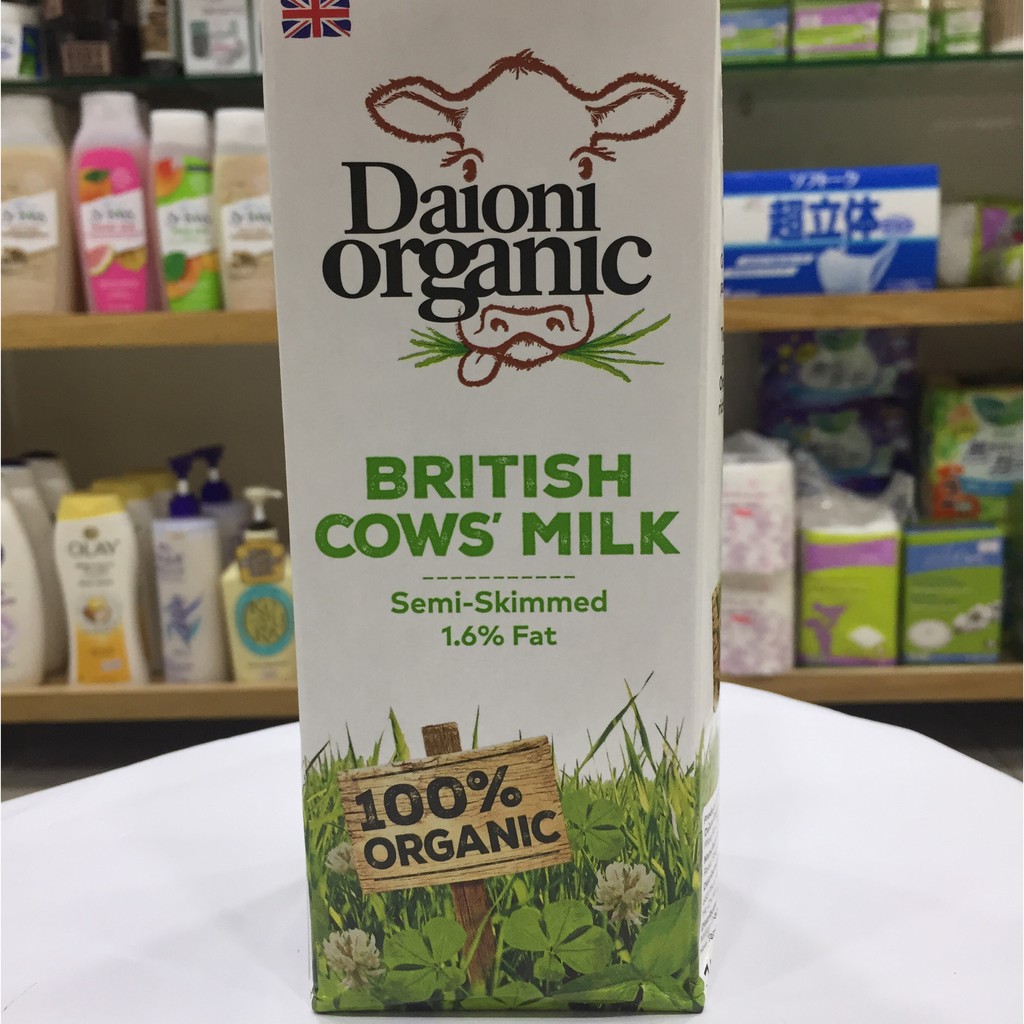 Sữa hữu cơ Daioni Organic hộp 1 Lit