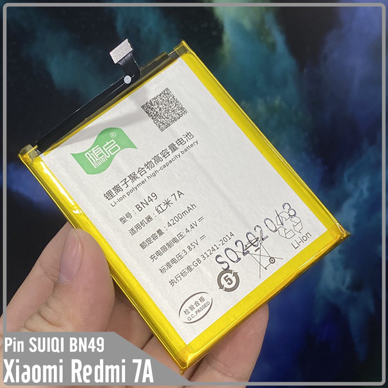 Pin Suiqi Li-ion thay thế cho Xiaomi Redmi 7A (BN49) 4200mAh