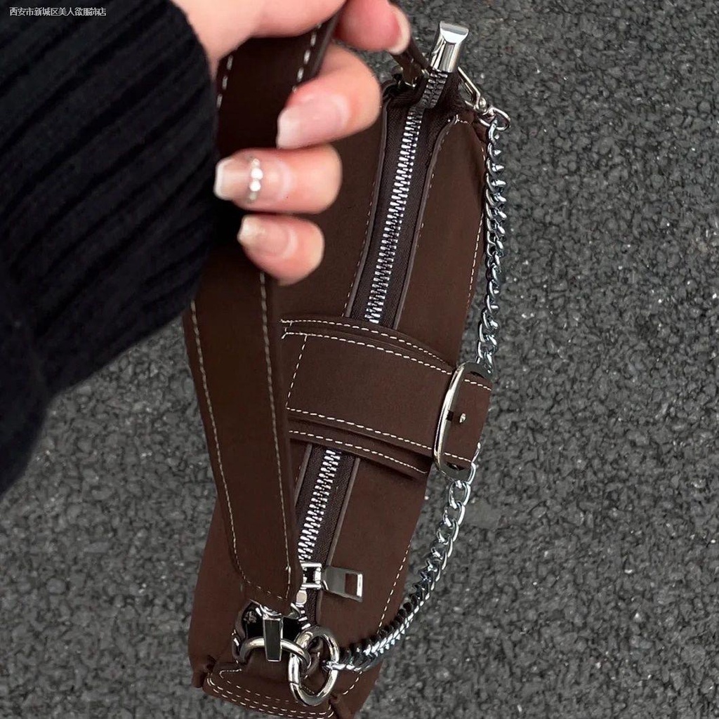 Poplar Niche Túi Đeo Vai Chính Hãng Có Dây Xích Đeo Vai Mùa Thu Đông Nóng Bỏng Dễ Phối Đồ Cho Nữ