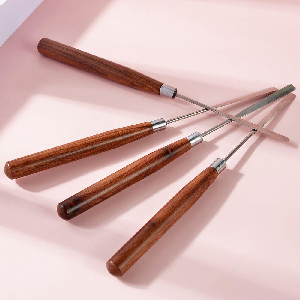 Que Gỗ Trộn Kem Nền Nhiều Màu Sắc Chuyên Dụng Cho Salon Làm Móng