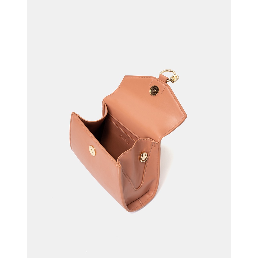 Túi Xách Nữ Thời Trang JUNO Cỡ Nhỏ Top Handle Trang Trí Khóa Knotted TXN574