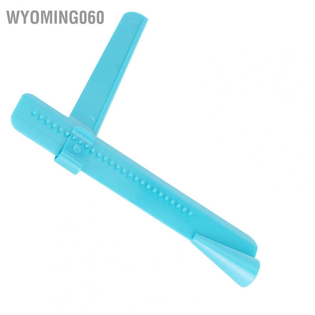 Wyoming060 Cake Smoother Ruler Height Adjustable Cream Butter Scraper Decorating Tool Blue