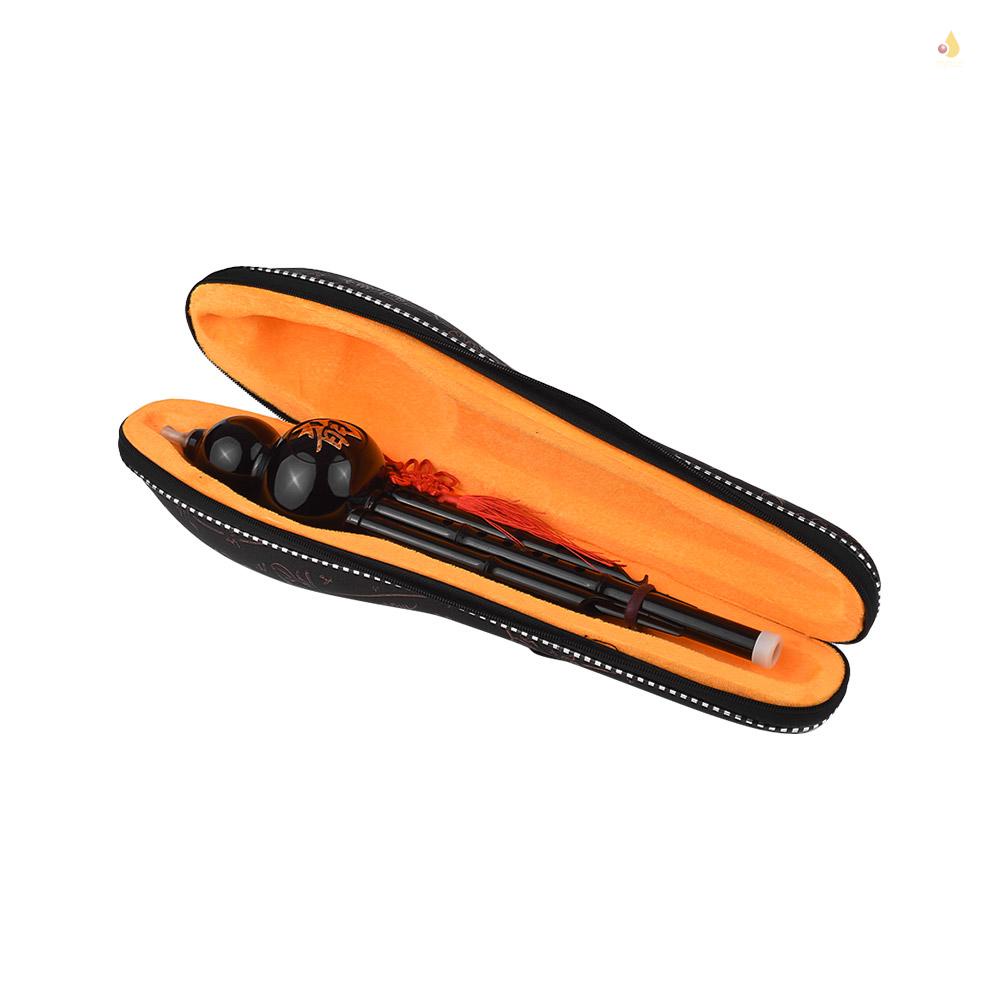 {mynivn} Bình Sáo Hulusi Cucurbit Bầu Lụa C-Key Kèm Hộp Đựng Thắt Nút Trung Quốc Truyền Thống Làm Quà Tặng Âm Nhạc Cho Người Mới Bắt Đầu