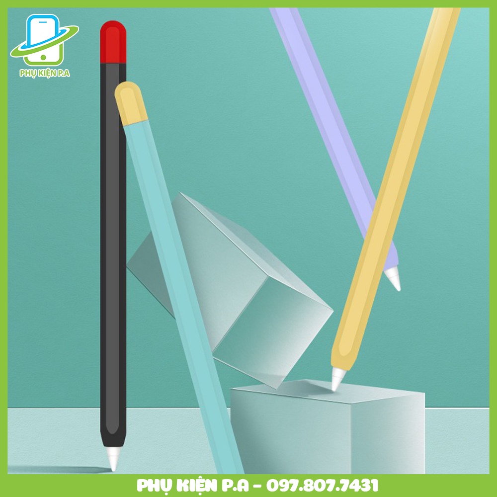 Ốp case silicon bảo vệ cho bút Apple Pencil 1 và Pencil 2