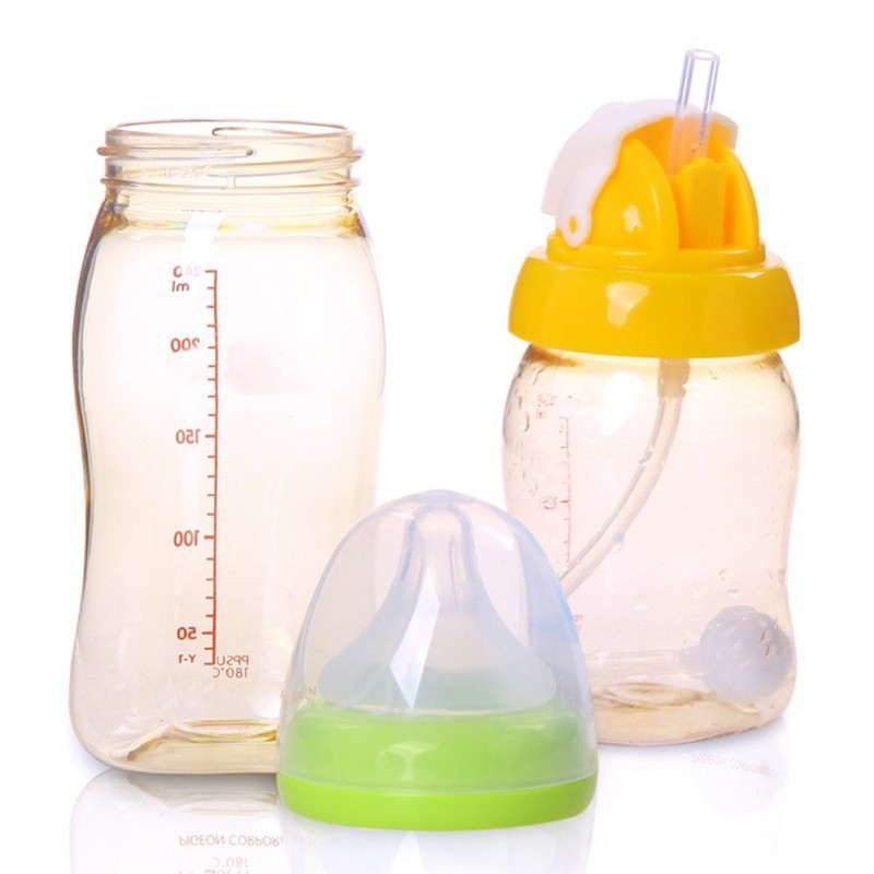 Ống hút silicone tập uống nước cho bé