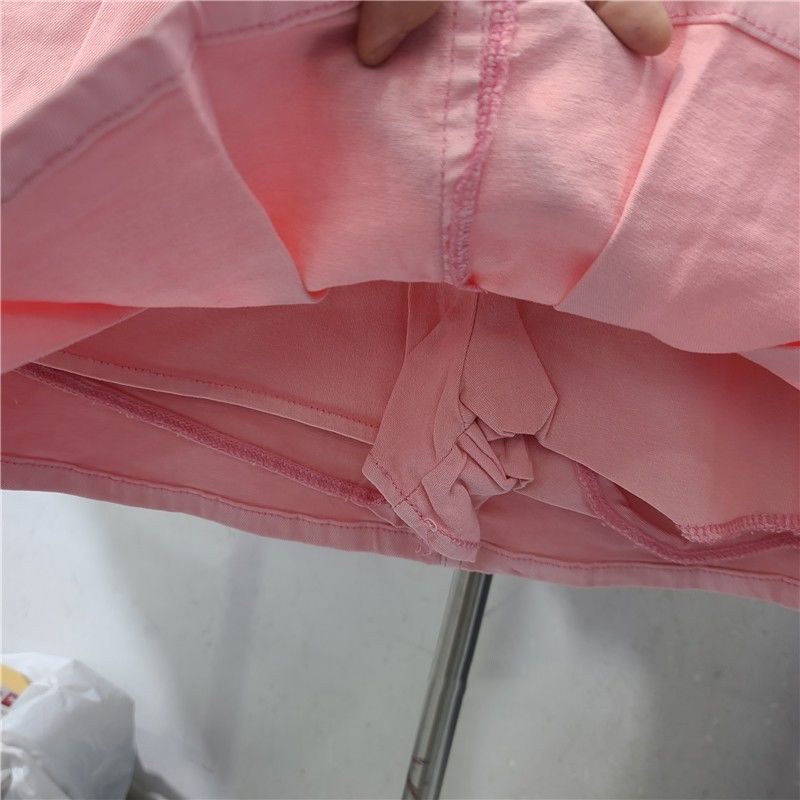 Chân váy denim chữ A xếp ly đơn giản phong cách Hàn Quốc thời trang mùa hè 2022 dành cho nữ