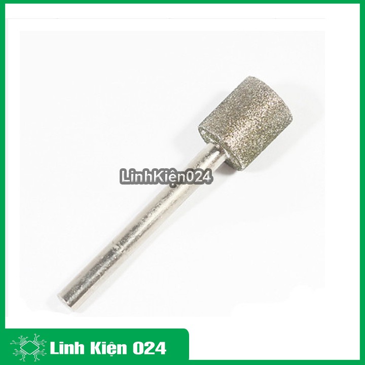 Đầu mài Kim Cương Mũi Trụ Siêu Cứng Trục 6mm