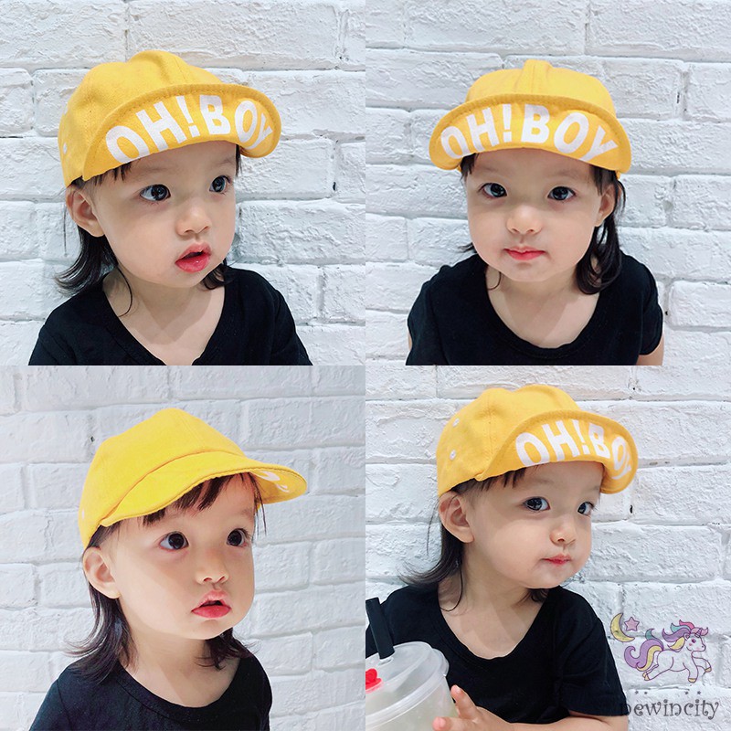 Mũ Lưỡi Trai Thêu Chữ Cho Bé Trai Và Bé Gái