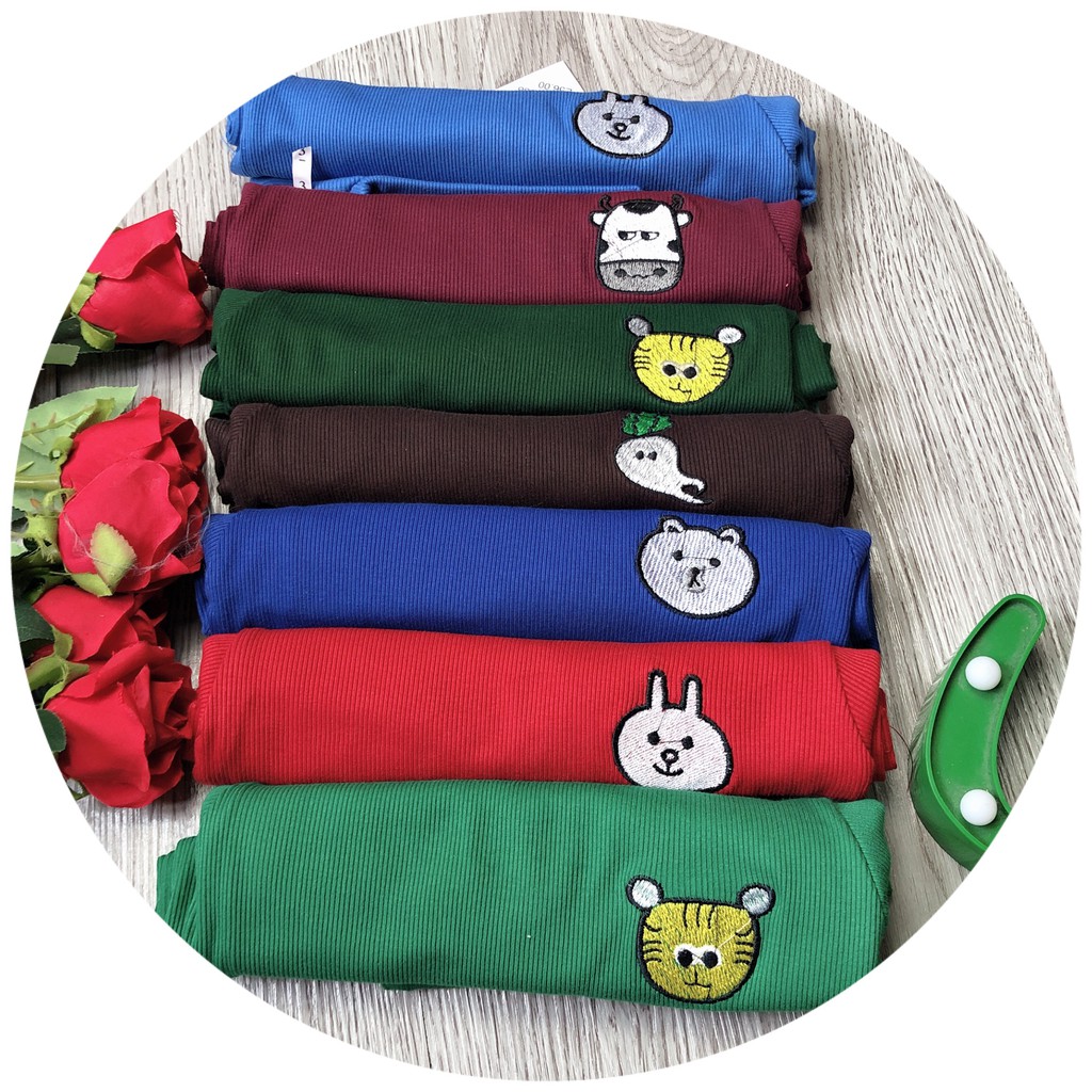 Áo len thêu hình con vật QATE206 cho bé 8-18kg | BigBuy360 - bigbuy360.vn