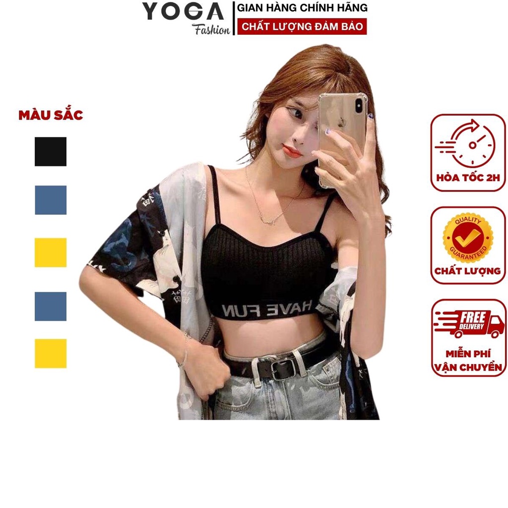 Áo Bra HAVE FUN cúp ngực dây đôi cao cấp