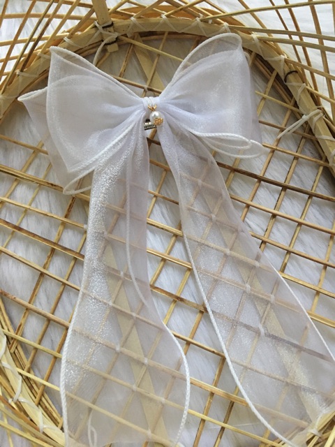 Kẹp nơ voan nhún