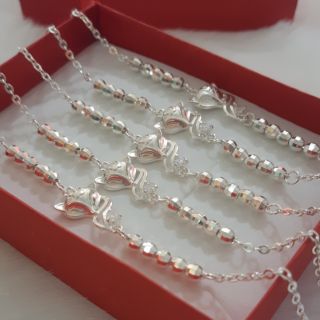 Lắc tay nữ bạc hồ ly
