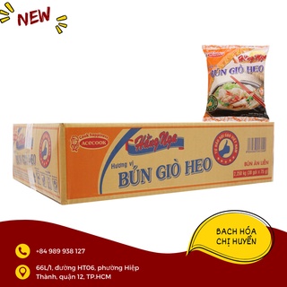 [DATE MỚI] Thùng 30 gói bún giò heo Hằng Nga 75g