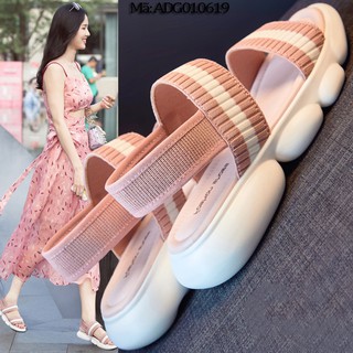 Giày sandal nữ phong cách tiểu thư giản dị phiên bản Hàn Quốc