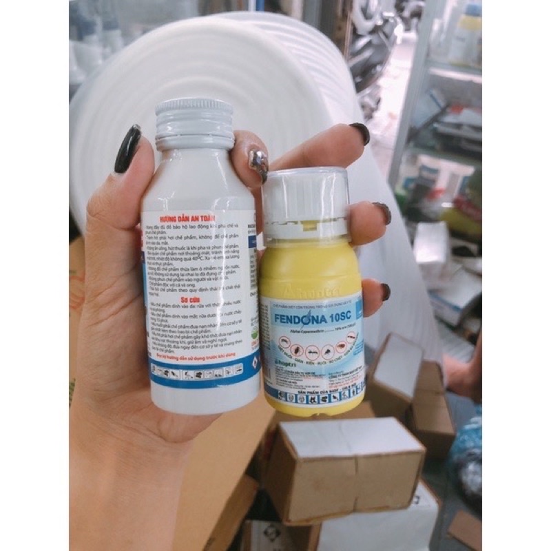 Combo 2 chai thuốc diệt muỗi và côn trùng markara 750EC 100ml+ fendona 10sc 50ml